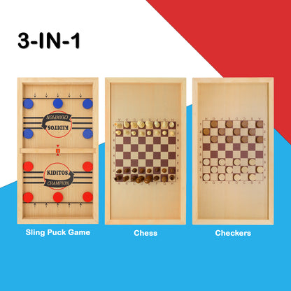 Sling Puck Game 3 IN 1 Large 22.84x12.60" (FSPG-L-3IN1)