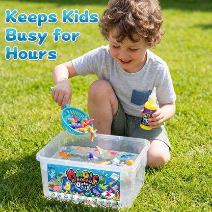 Kiditos Magic Water Elf Kit, Dinosaur Theme, 20 Colors