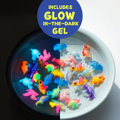 Kiditos Magic Water Elf Kit, Dinosaur Theme, 20 Colors