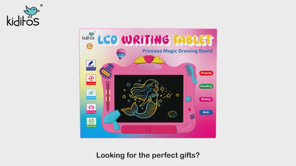 Kiditos LCD Writing Tablet Set, Reusable Drawing Board