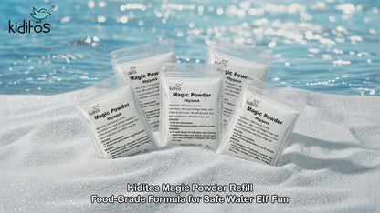 Kiditos Magic Water Elf Powder Refill Pack, 5 Packs