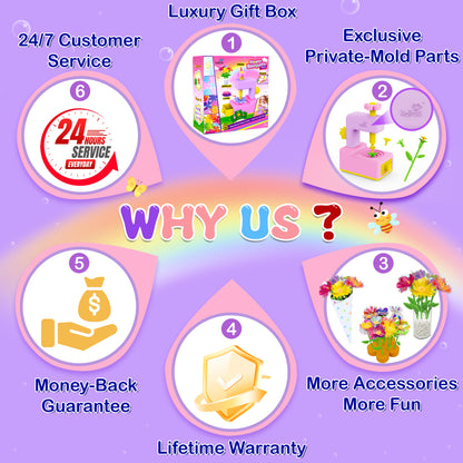 Kiditos Flower Bouquets Toy Kit （ KD-FBT-01）